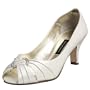 Caparros Women's Ethel Pump,Ivory Silk,7 M US