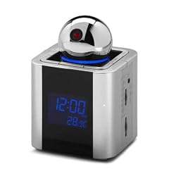 Uhrenradio, Radiowecker, Projektion der Uhrzeit, Einschlaf-Automatik, Wochenend-Schaltung, Datum + Raumtemperatur-Anzeige, Audio-Eingang f�r MP3 + CD-Player, NEU + OVP