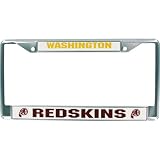 Rico Washington Redskins Chrome License Plate Frame
