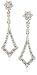 10k White or Yellow Gold Diamond Dangle Earrings (1/4 cttw, I-J Color, I3 Clarity)
