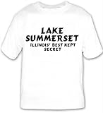 Lake Summerset: Illinois' Best Kept Secret T-shirt Large White