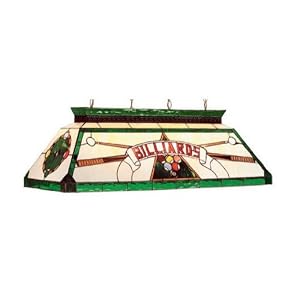 Ram Lighting Billiards 44 Pool Table Light Stained Glass by RAM
