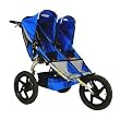 2006 Ironman Sport Utility Double Jogging Stroller - Pacific Blue