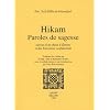 Hikam paroles de sagesse