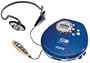 RCA RP2442 Personal CD Player (Blue/Orange)