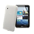COVER/CUSTODIA IN GEL BIANCO PER SAMSUNG GALAXY TAB 2 II 7.0 P3100/P3110 + PELLICOLA PROTEGGISCHERMO