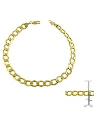 Fremada 14k Yellow Gold 9-inch Curb Bracelet