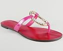 Rhinestone Ring Link Sandal
