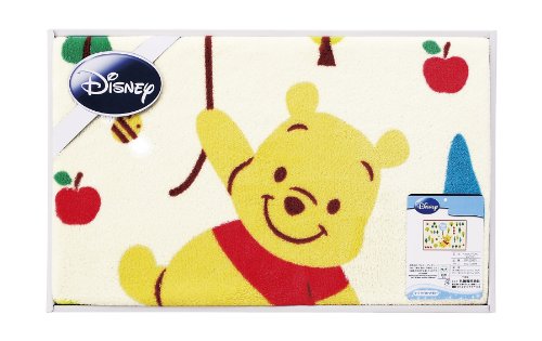 DISNEY くまのプーさん DP-22021G にこやか マイクロファイバーひざ掛け1 630304