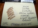 AVON ULTRA LUXURY BROW LINER IN SHADE LIGHT GOLDEN BROWN