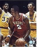 Moses Malone autographed 8x10 Photo (Philadelphia 76ers)