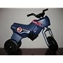 superMOPI Toddler Motorbike Ride-on Toy - metal blue, XL size