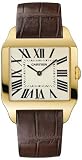 New Cartier Santos-Dumont Solid 18K Gold Mens Large Watch