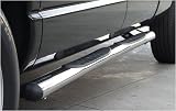 Aries Offroad Oval Nerf Bars - Stainless, for the 2004 Toyota Tacoma Xtracab
