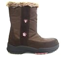 Ricosta Fricka Winterstiefel Mädchen mokka mitt Teddyfutter und Herzchen in Rosa Größe 35