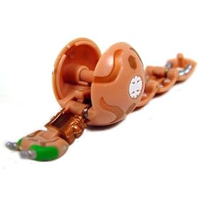 Bakugan Single LOOSE Figure Sub Terra CENTIPOID [Brown] by Bakugan