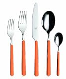 Mepra Fantasia Cutlery 5 Piece Place Setting  Orange
