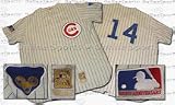 Mitchell & Ness Ernie Banks Chicago Cubs Throwback Jersey