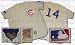 Apparel : Mitchell & Ness Ernie Banks Chicago Cubs Throwback Jersey