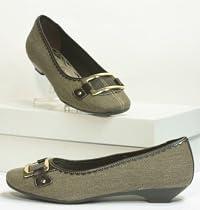 Damen Ballerina Pumps braun