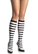 Knee High Stocking Socks With Stripes