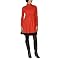 Moody Mama Maternity Turtleneck Dress -Red/Black