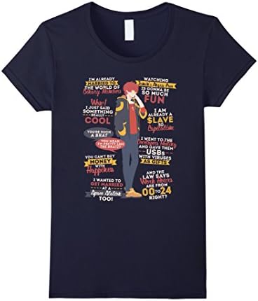 Women's 707 quotes funny t-shirt printing Medium Navy