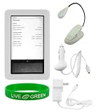 Young Micro Ultimate Combo Kit - Silicone Skin Case, Book Light, Car and Travel-Wall Chargers for Barnes & Noble nook E-Reader Reading Device (nook NOT Included)