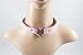 Hip Mall Vintage Collar Emo Punk Goth Heart Leather Choker Necklace
