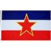 Yugoslavia National Country Flag - 3 foot by 5 foot Polyester (New)