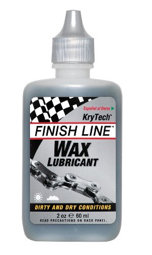 Finish Line WAX Bicycle Chain Lube 2oz Drip Squeeze Bottle