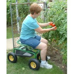 Childrens Toyshop  Outdoor Living : Tractor Style Gardening Seat (green) (22"H x 16"W x 33"D)