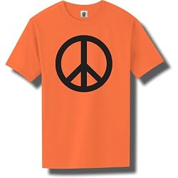 Peace Sign Short Sleeve Bright Neon T-Shirt - Available in 5 bright colors