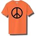Peace Sign Short Sleeve Bright Neon T-Shirt - Available in 5 bright colors