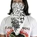 Bleeding Star Clothing Clubwear Rave Designs Good And Evil White Bandana