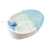 Fu�massageger�t "Vital": Vibrationsmassage mit Massagenoppen, Whirlpool-Effekt, Wassererw�rmung, Spritzschutz und 4 rutschfeste Gummif��e