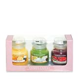 Yankee Candle Bundle 3 Small Fruit Jars - Includes 1 Vanilla Lime, 1 Black Cherry and 1 Sicilian - 3.7oz each - Save 29%