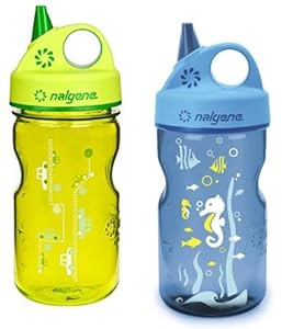 Nalgene Grip-N-Gulp Water Bottle 2 Pack