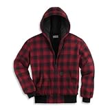 Carhartt Men's Plaid Flannel Active Jacket - Quilt-Flannel Lined