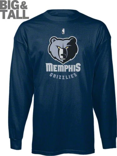 Memphis Grizzlies Big & Tall Primary Logo Long Sleeve T-Shirt