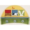 Peek A Boo Friends - Wood Shelf