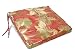 Chair Seat Cushion, Olive, Brick, Floral
