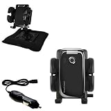 Sony Ericsson z610i Auto Bean Bag Dash Holder with Car Charger - Uses Gomadic TipExchange
