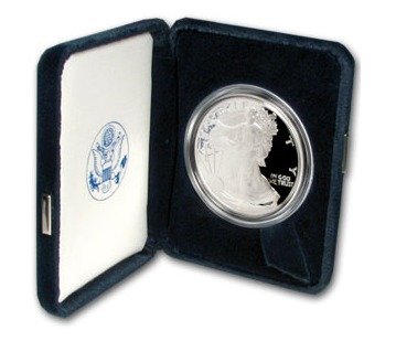 2012-W Proof U.S. Silver Eagle - Boxed w/ COA-image