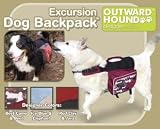 Large Excursion Dog Backpack Red/java Color