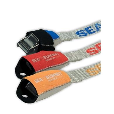 Sea to Summit Tie Down Straps with Neoprene Buckle Cover (Pairs)