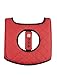 ZUCA Bag seat Cushion- Black/red