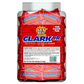 Clark Bar Milk Jr. All Natural Tub: 100 pieces
