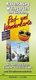 Rad- und Wanderkarte Ravensburg, Weingarten und Umgebung: 1:25000. Freizeitkarte mit Informationen zu Freizeiteinrichtungen auf der Kartenrückseite: ... Freizeiteinrichtungen auf der Kartenrückseite