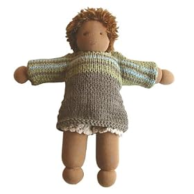 Fair Trade Toddler Doll - Grey Shirt by Peppa